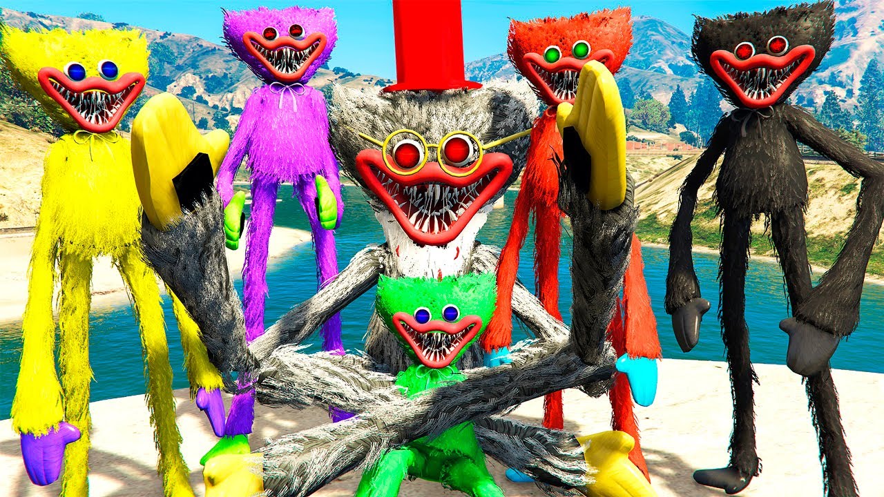 ХАГГИ ВАГГИ НАШЁЛ ДЕДУШКУ в ГТА 5 МОДЫ! Poppy Playtime ОБЗОР МОДА в GTA 5 ВИДЕО