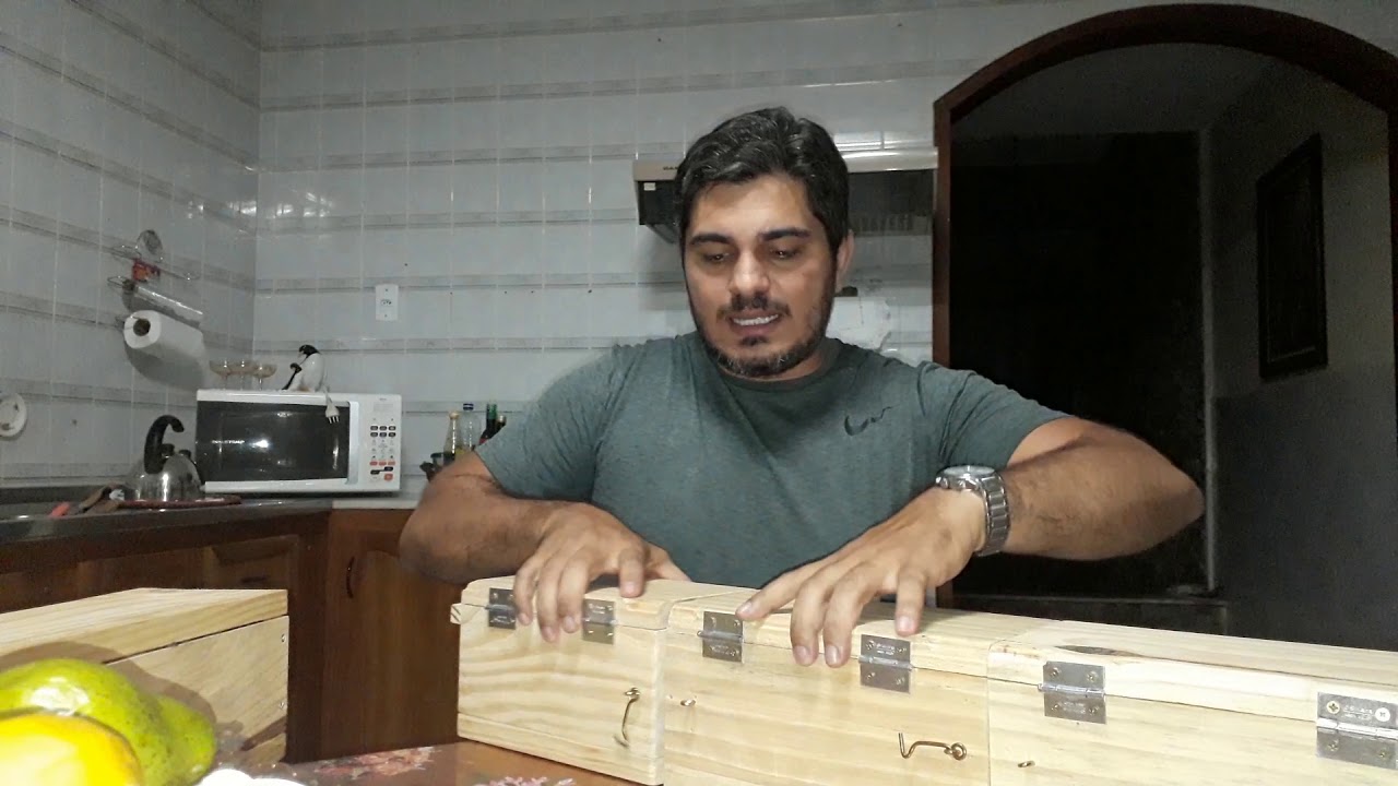 Nova Caixa para Abelhas Jandaíras (caixa nordestina modulada) Modelo KF