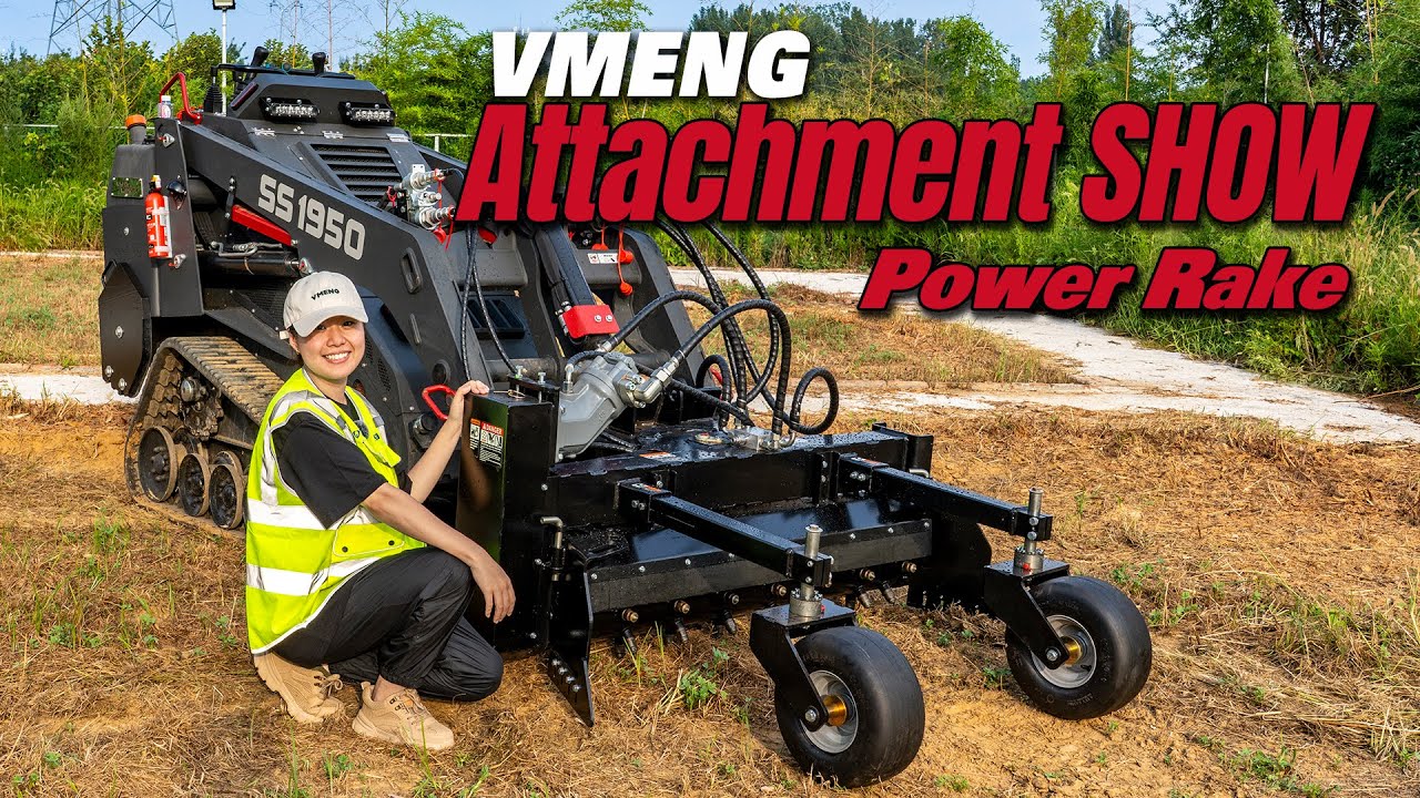 [Attachment Series] Power Rake Hands-on Test Ep. 3 | VMENG Machinery