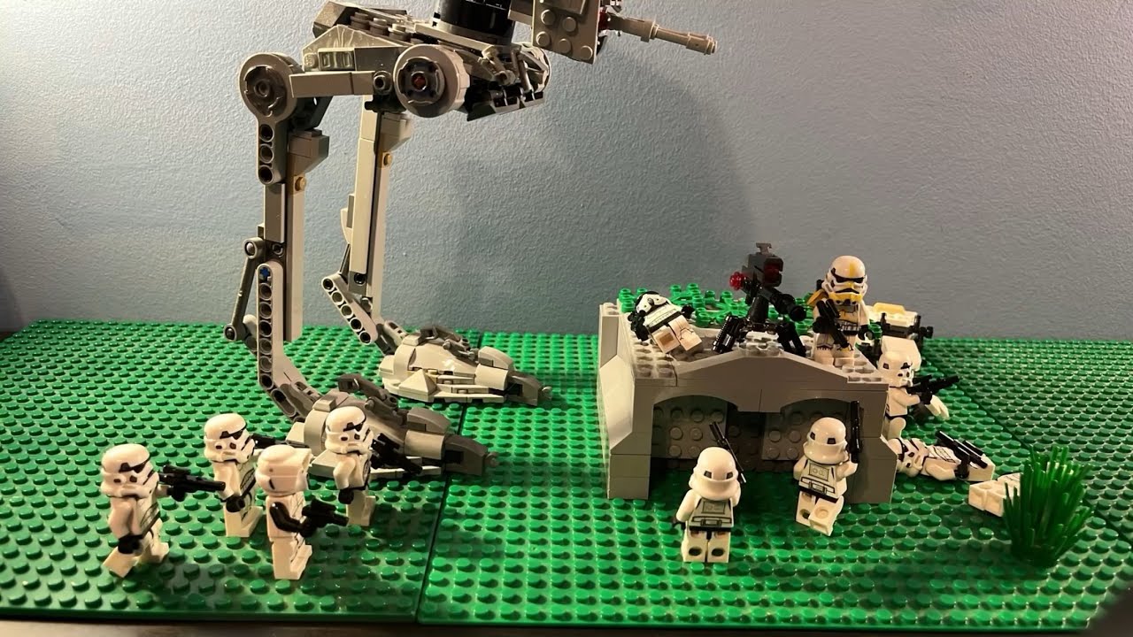 Star wars stop motion mega battle