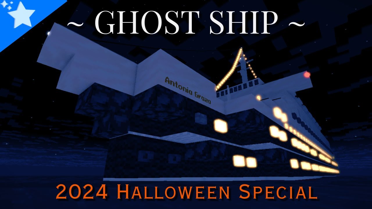 GHOST SHIP | 2024 Halloween Minecraft Ghost Ship Animation