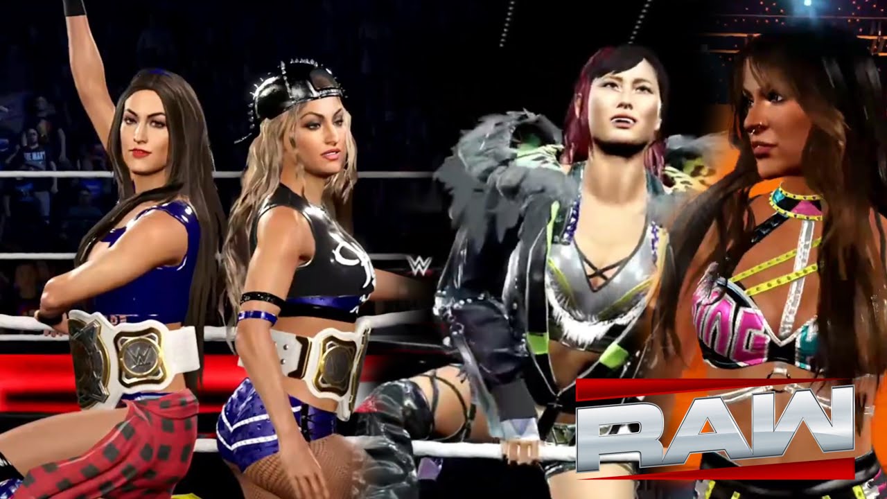 WWE 2K25 RAW - THE BELLA TWINS VS. KABUKI WARRIORS