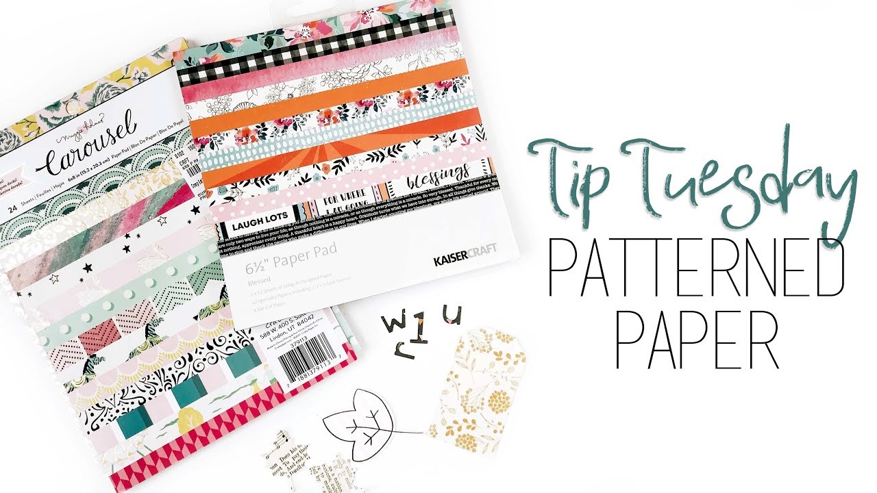 Tip Tuesday | Patterned Paper