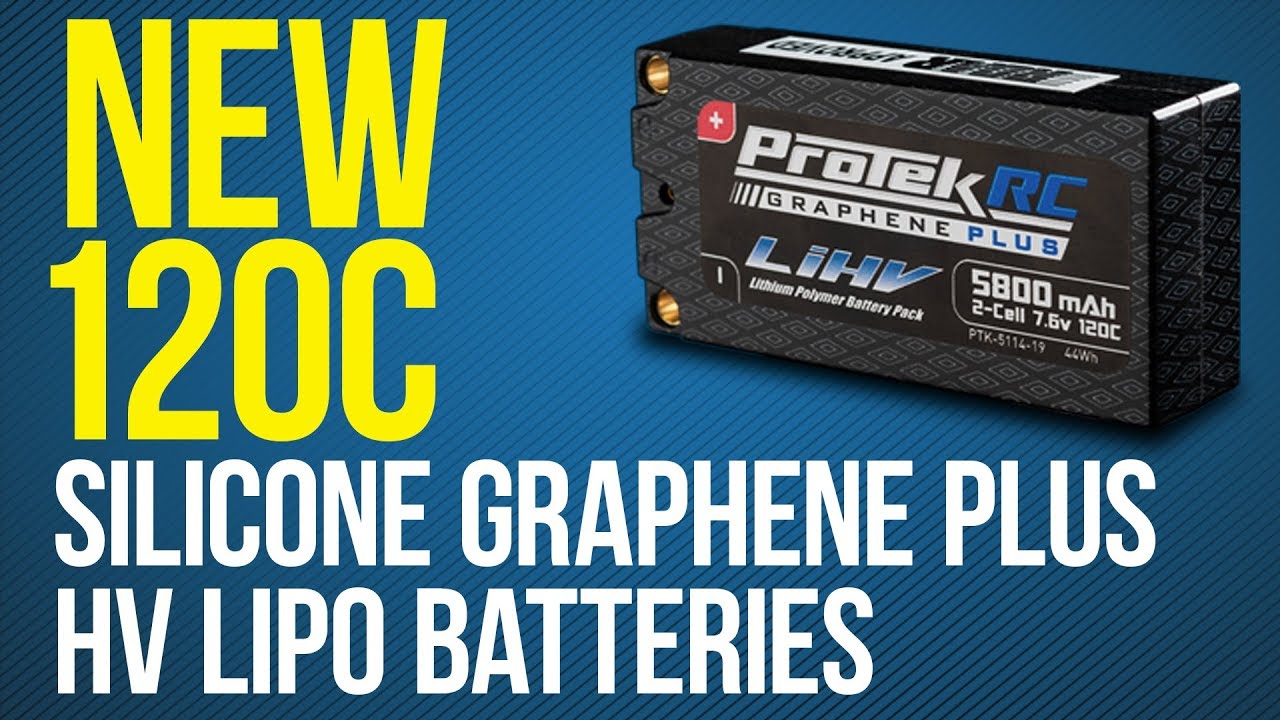 ProTek R/C 120C Graphene PLUS HV LiPo Batteries & LiHV Receiver Packs