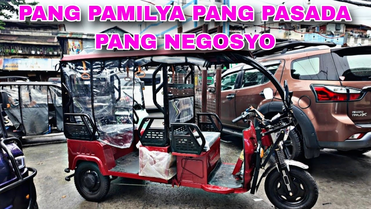E-TRIKE PANG PAMILYA,PANG PASADA AT PANG NEGOSYO