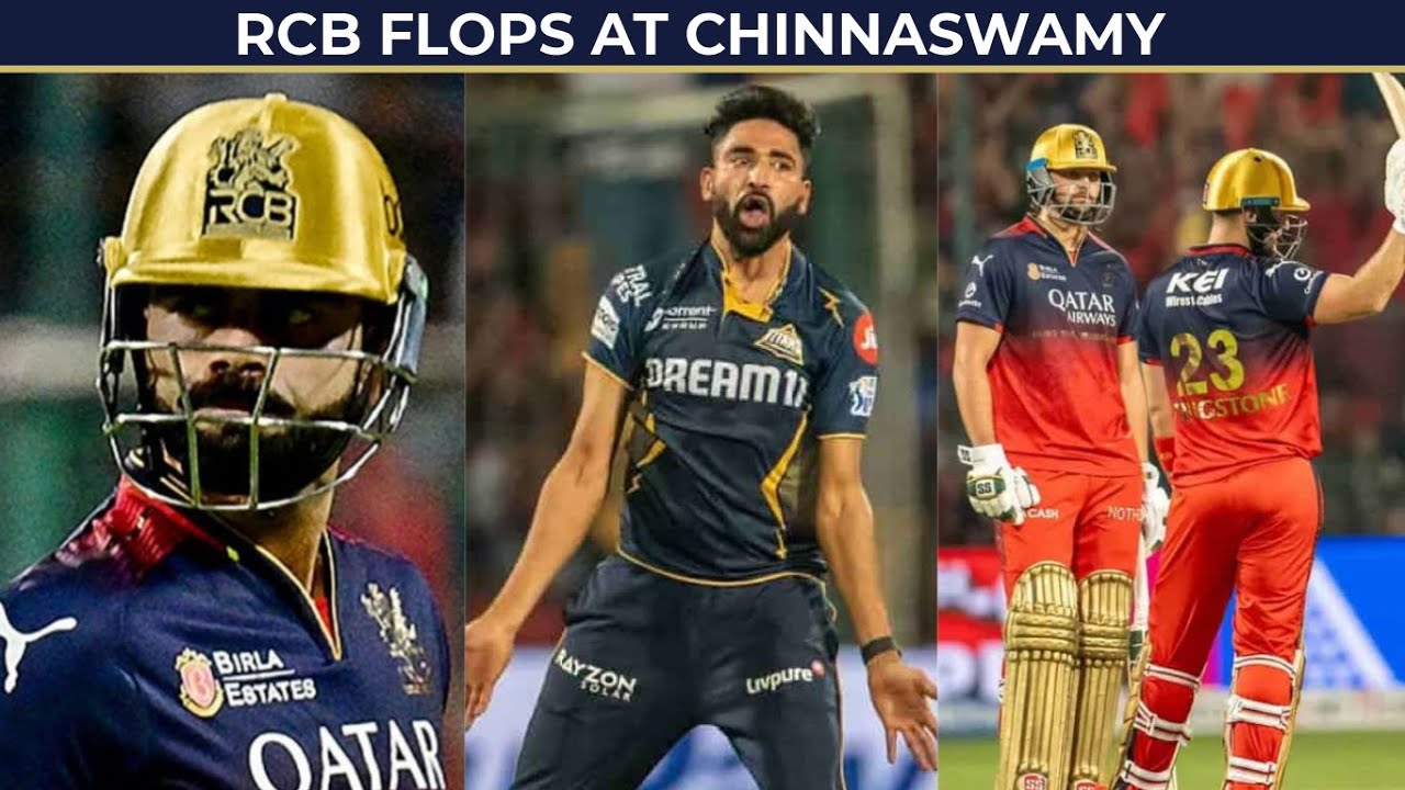 RCB top order failed | GT dominated at Chinnaswamy | RCB vs GT | IPL 2025