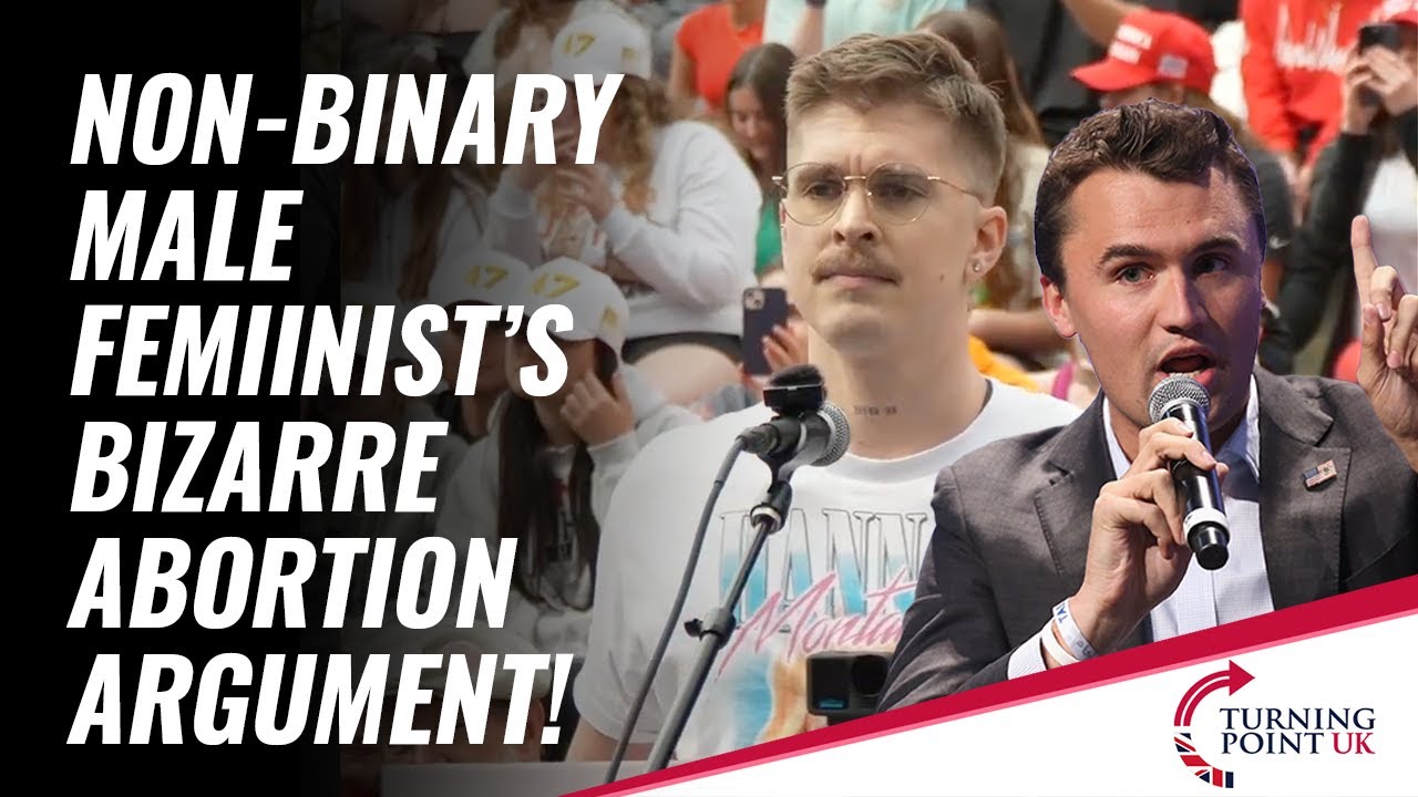 Charlie Kirk Teaches Non-Binary Male Feminist A Lesson!