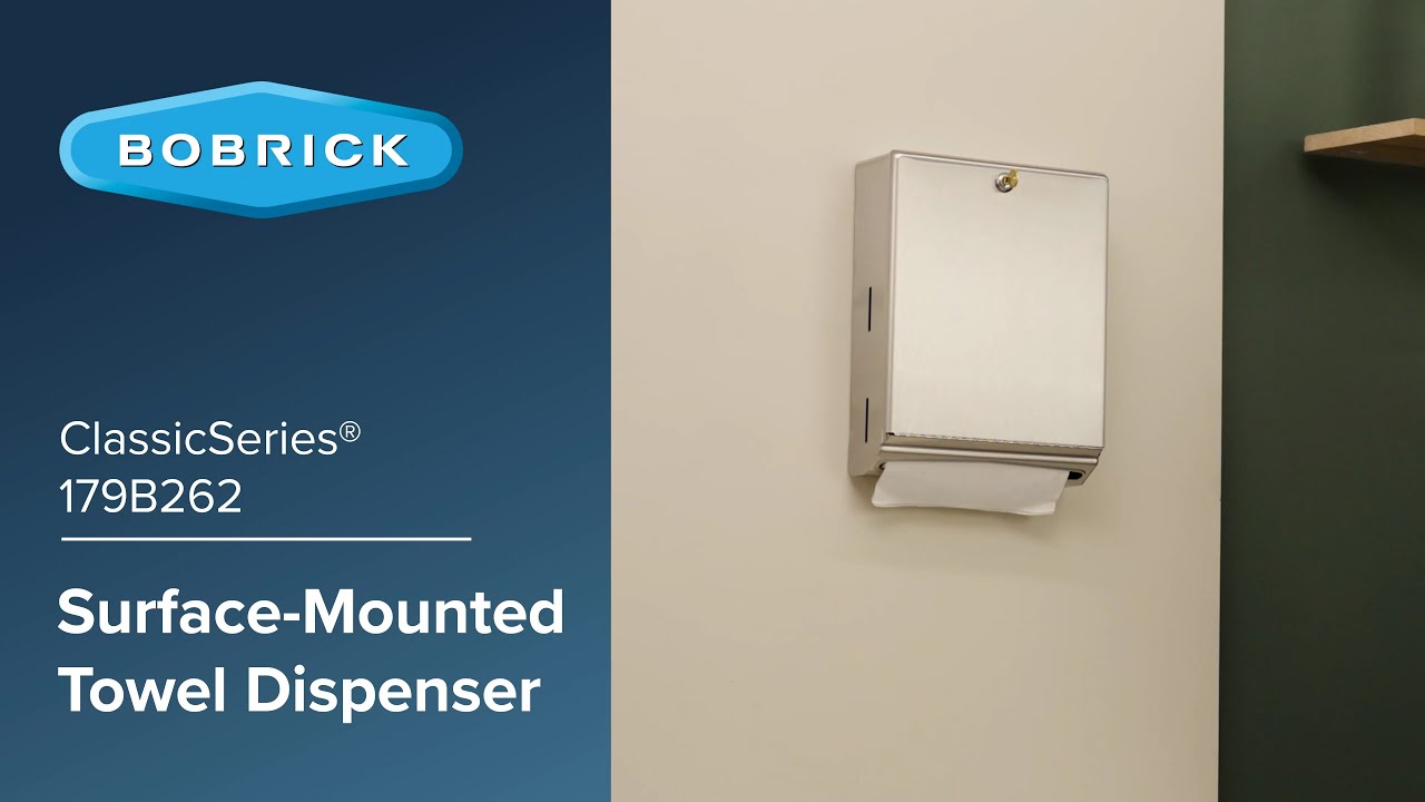 Bobrick ClassicSeries&reg; Surface-Mounted Towel Dispenser