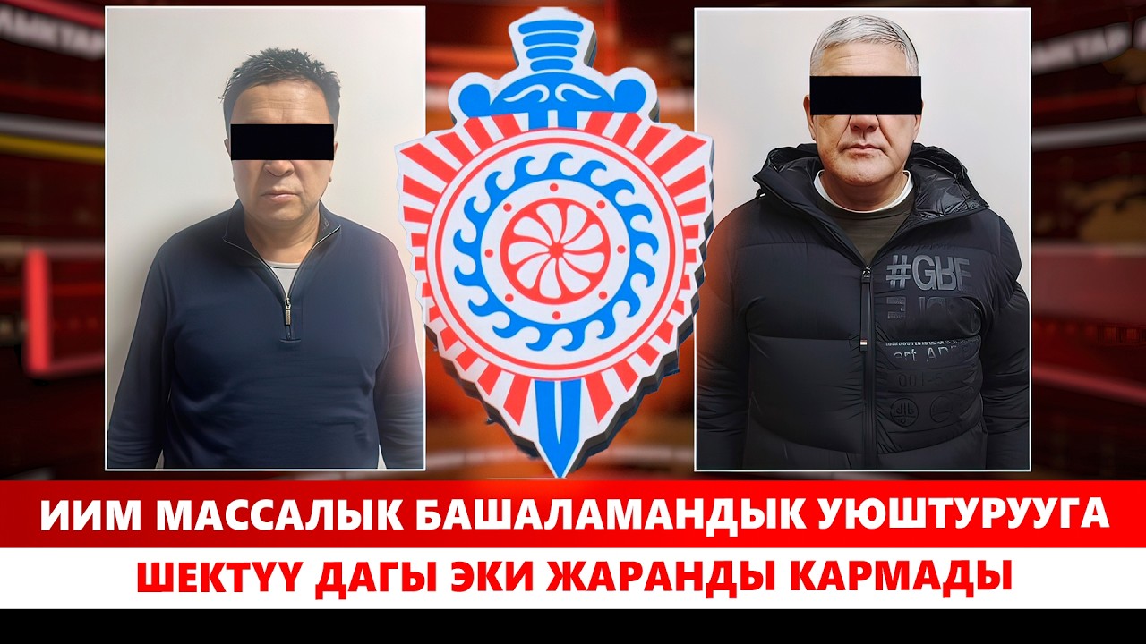 ИИМ массалык башаламандык уюштуруугашектүү дагы эки жаранды кармады