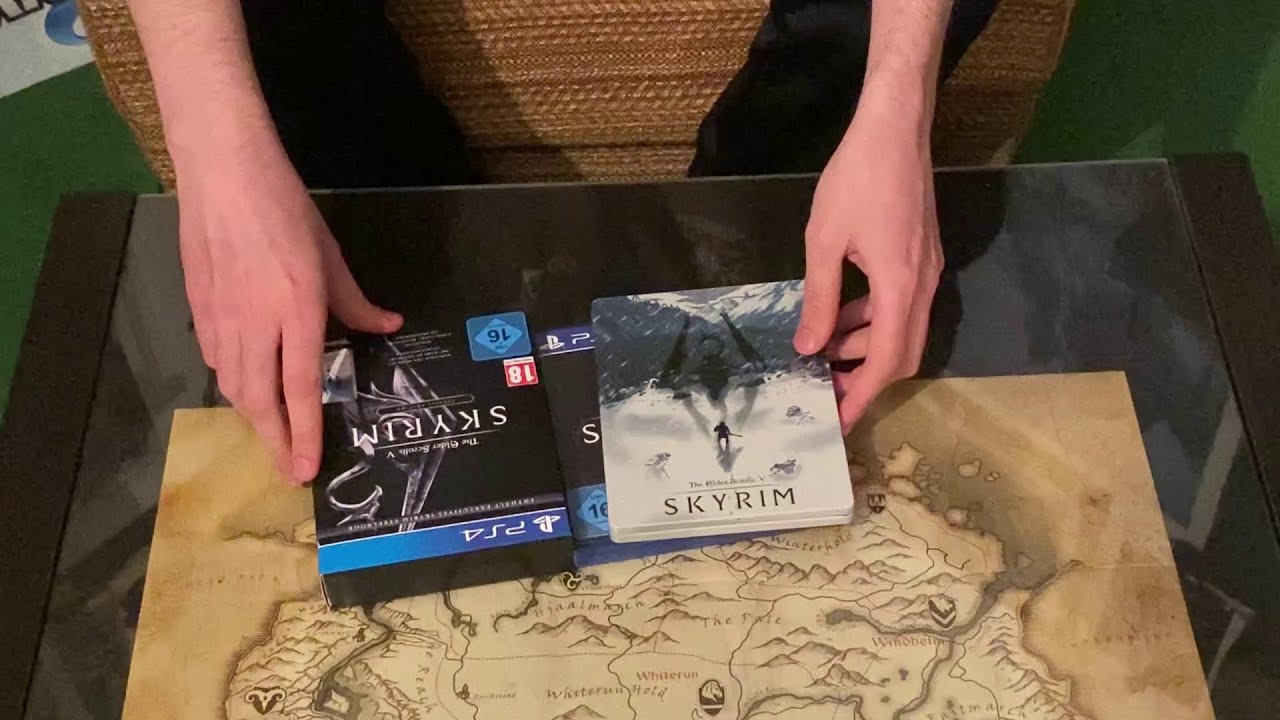 The Elder Scrolls V: Skyrim Special Steelbook Edition unboxing (with subtitles)