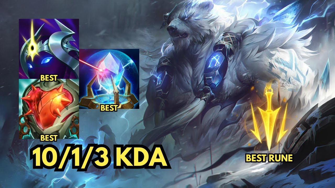 Volibear Top Lane Is Absolutely Broken (10/1/3 Carry) | Wild Rift 