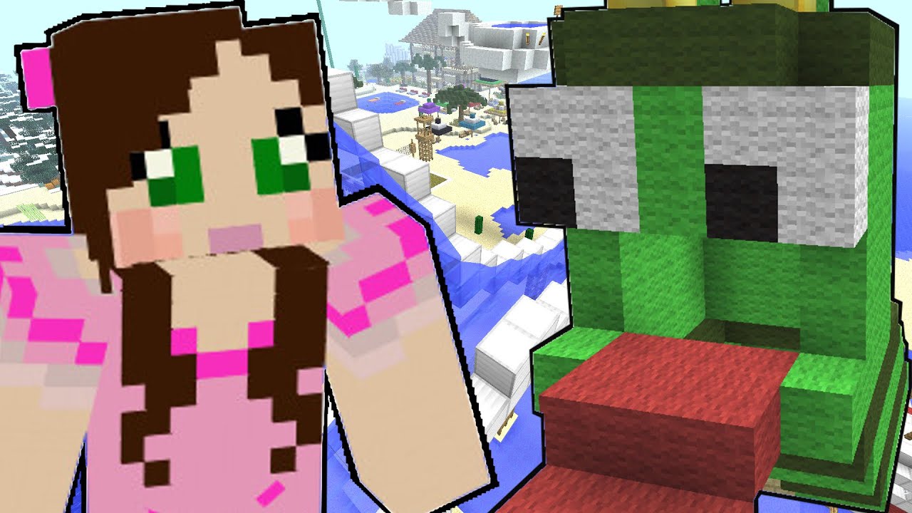 Minecraft: Tropical Vacation - WATERSLIDE 2000! - Custom Map [2]