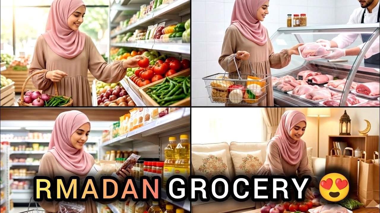 Ramadan Grocery Shopping Vlog | Easy & Flavorful Aloo Palak Recipe at Home 😍👍🥰