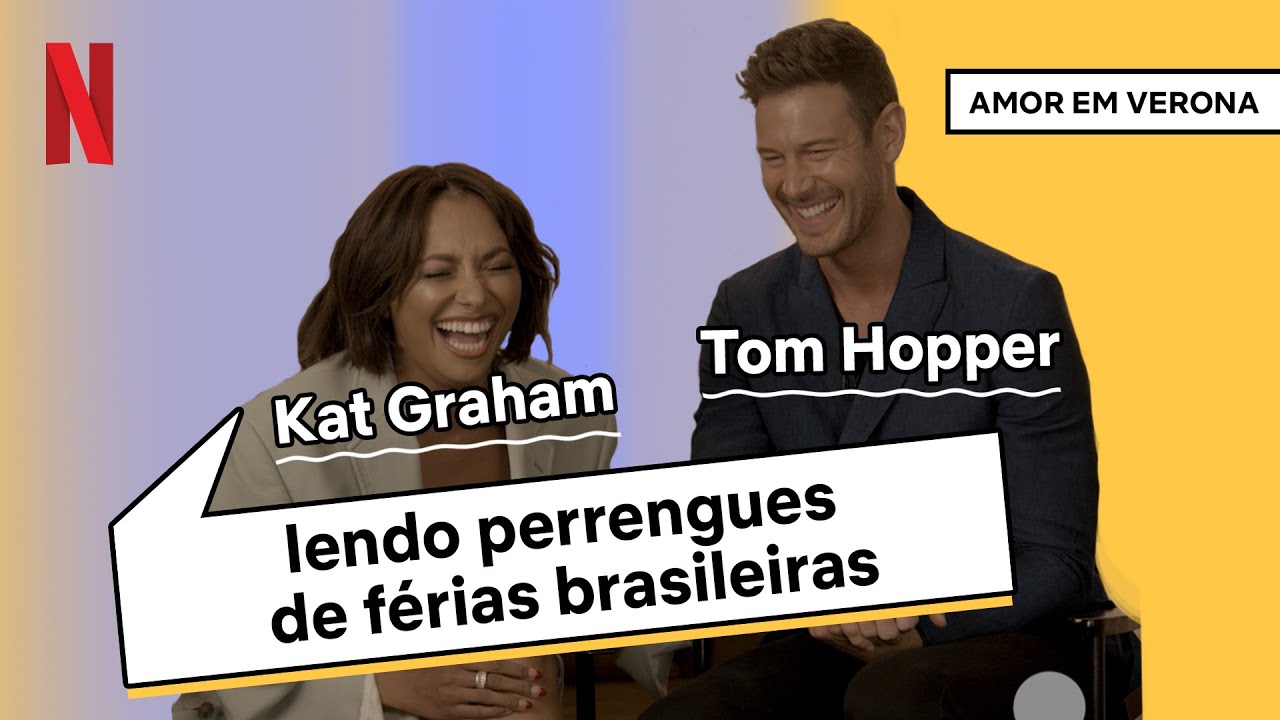 Tom Hopper e Kat Graham leem perrengues de férias brasileiras | Netflix Brasil