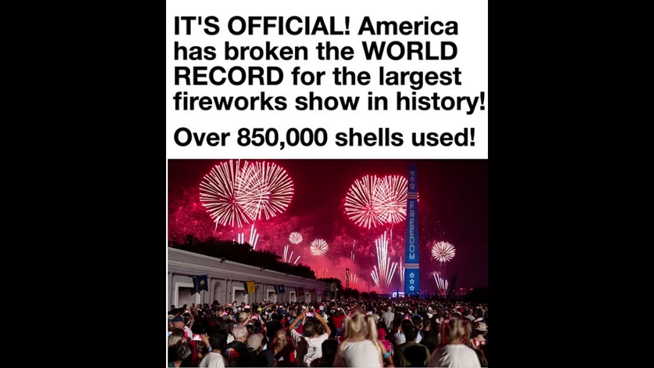 Independence Anniversary Marked by Grand Fireworks Spectacle