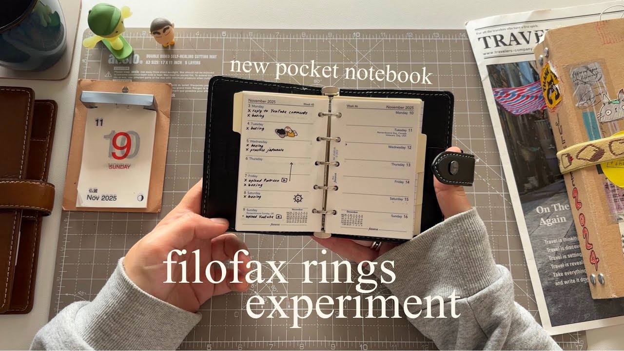 ✦ filofax experiment 🖇 mini rings flip through, 2026 thoughts 💭 