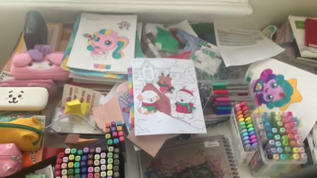 Touring my drawing process and coloring