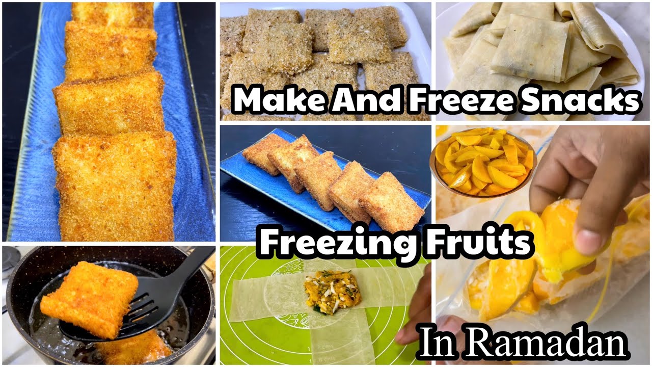 Make and Freeze Snacks | How to Freeze Fruits | Ramadan Kareem