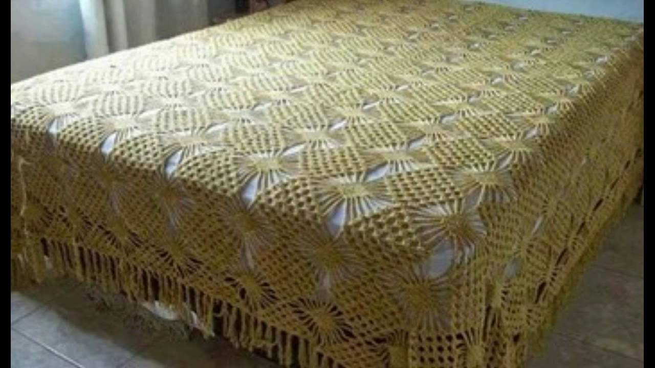 COLCHAS EN LVARIADO MODELOS PARA CAMAS TEJIDOS A CROCHET
