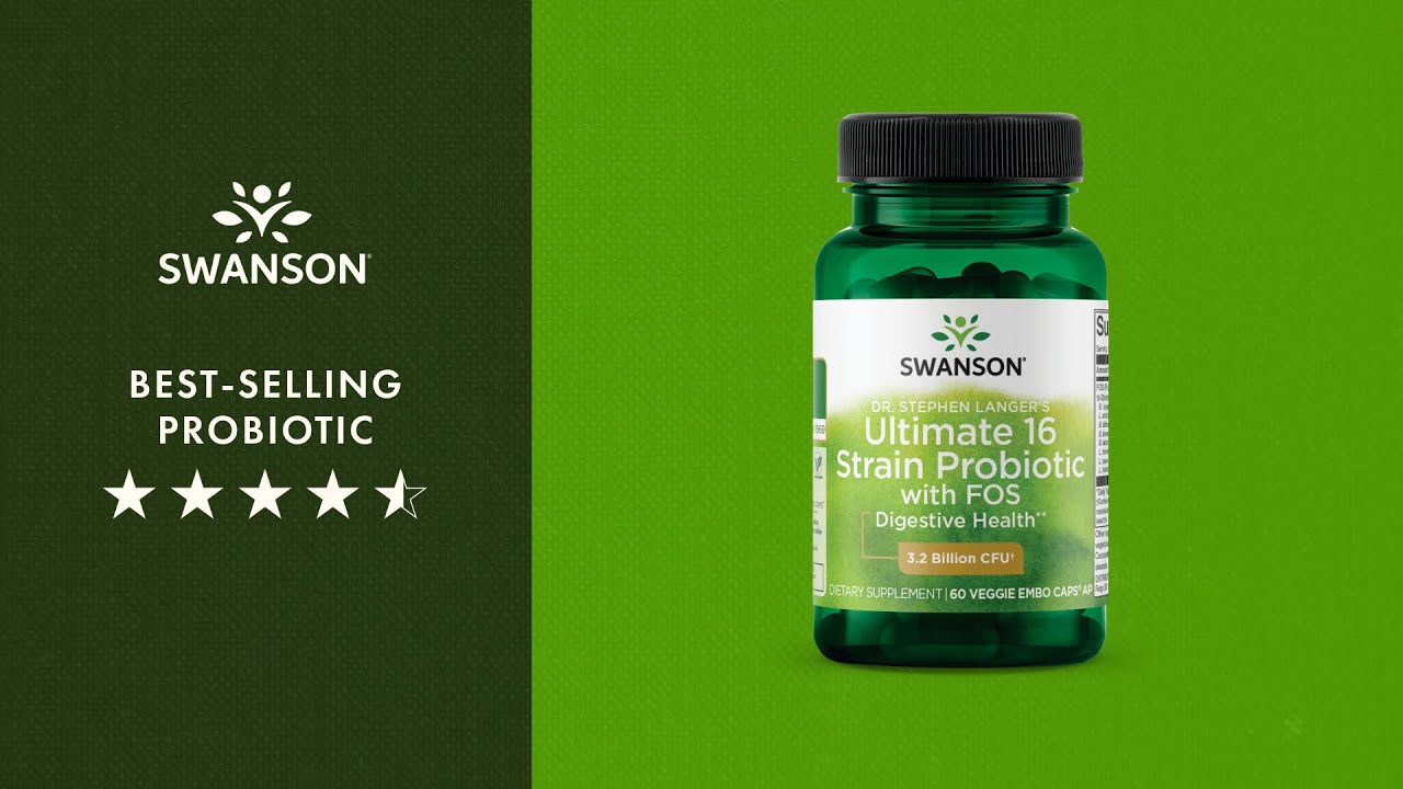 Swanson's #1 Best-Selling Probiotic - Dr. Langer's Ultimate 16 Strain Probiotic