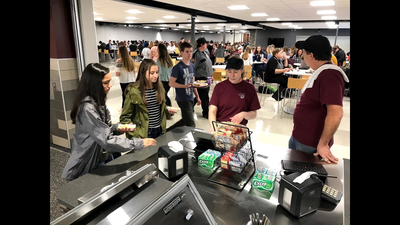 The State College Area High School food court opens!