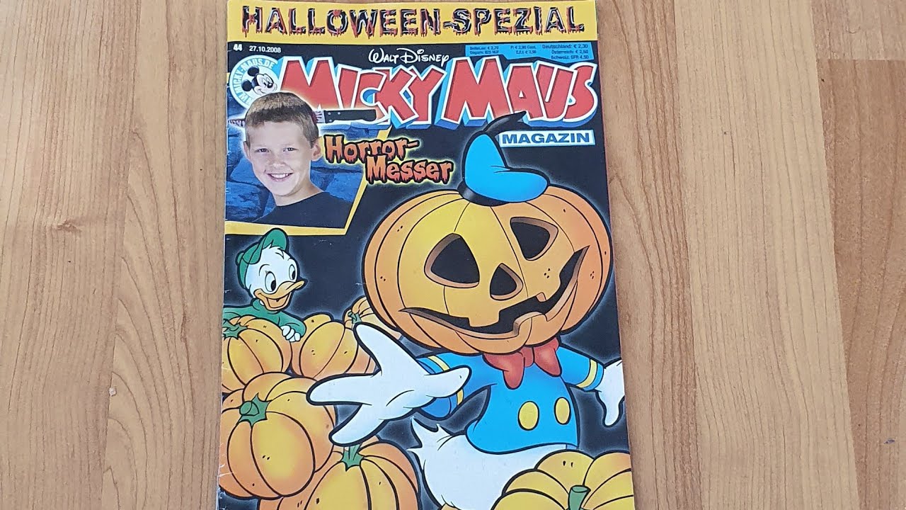 Flo Blättert im Micky Maus Magazin 44/2008