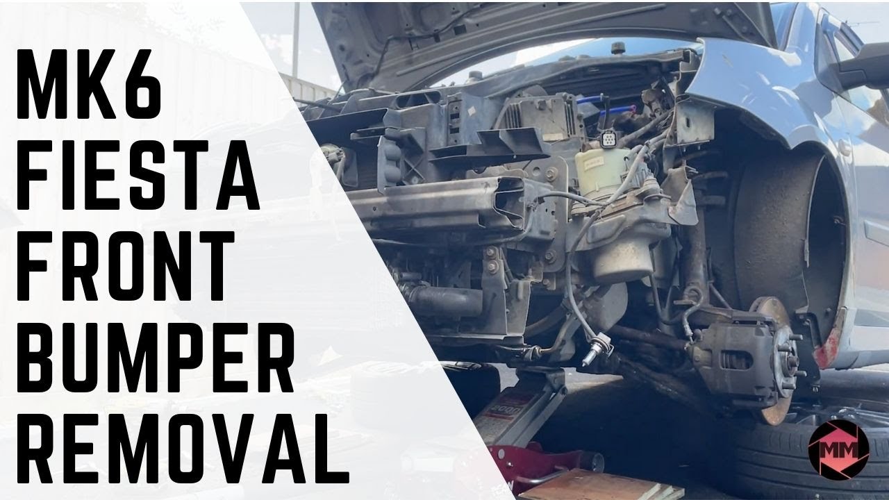 How To Remove Front Bumper On A Ford Fiesta MK6/ PROJECT CAR UPDATE!