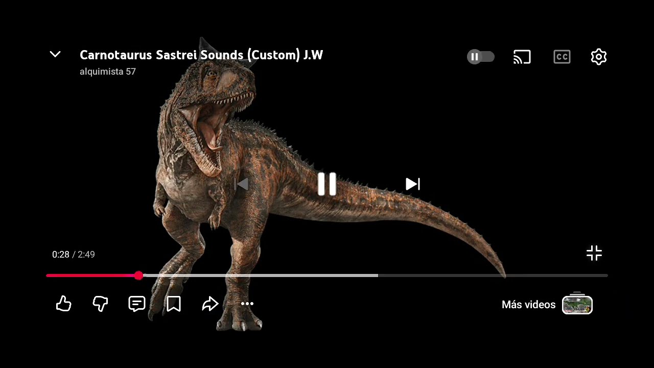 Carnotaurus pronatus nublarensis roar