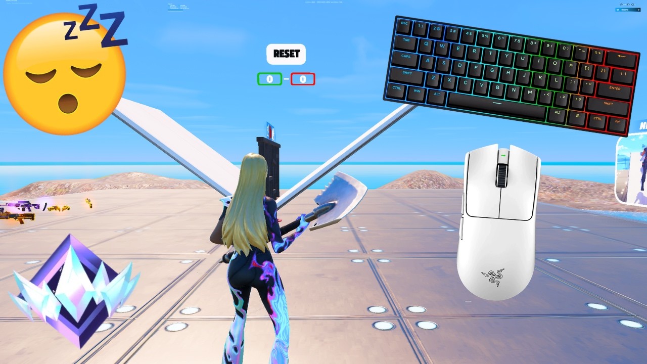 ASMR 1v1 Build Fights In Fortnite 😴 Apex Pro Mini Satisfying🏆