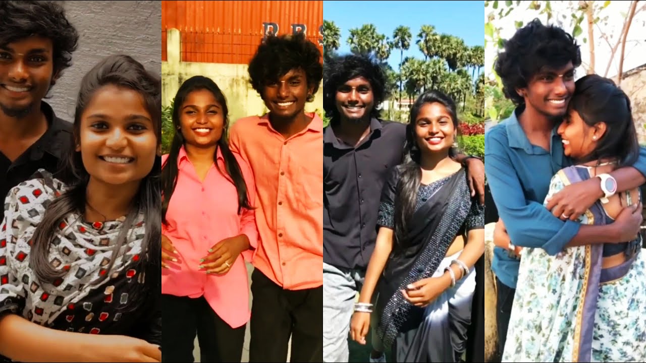 👸 Shree 💘 Vishwa 🤴 Tamil Lovers Trending Couples Latest Tik Tok Instagram Reels Videos #loverstiktok