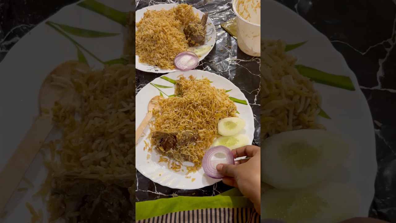 সেও যেহেতু বিরিয়ানি ভালোবাসে তো আমার আবদার তো ওকে রাখতেই হবে #shorts #food #viralvideos