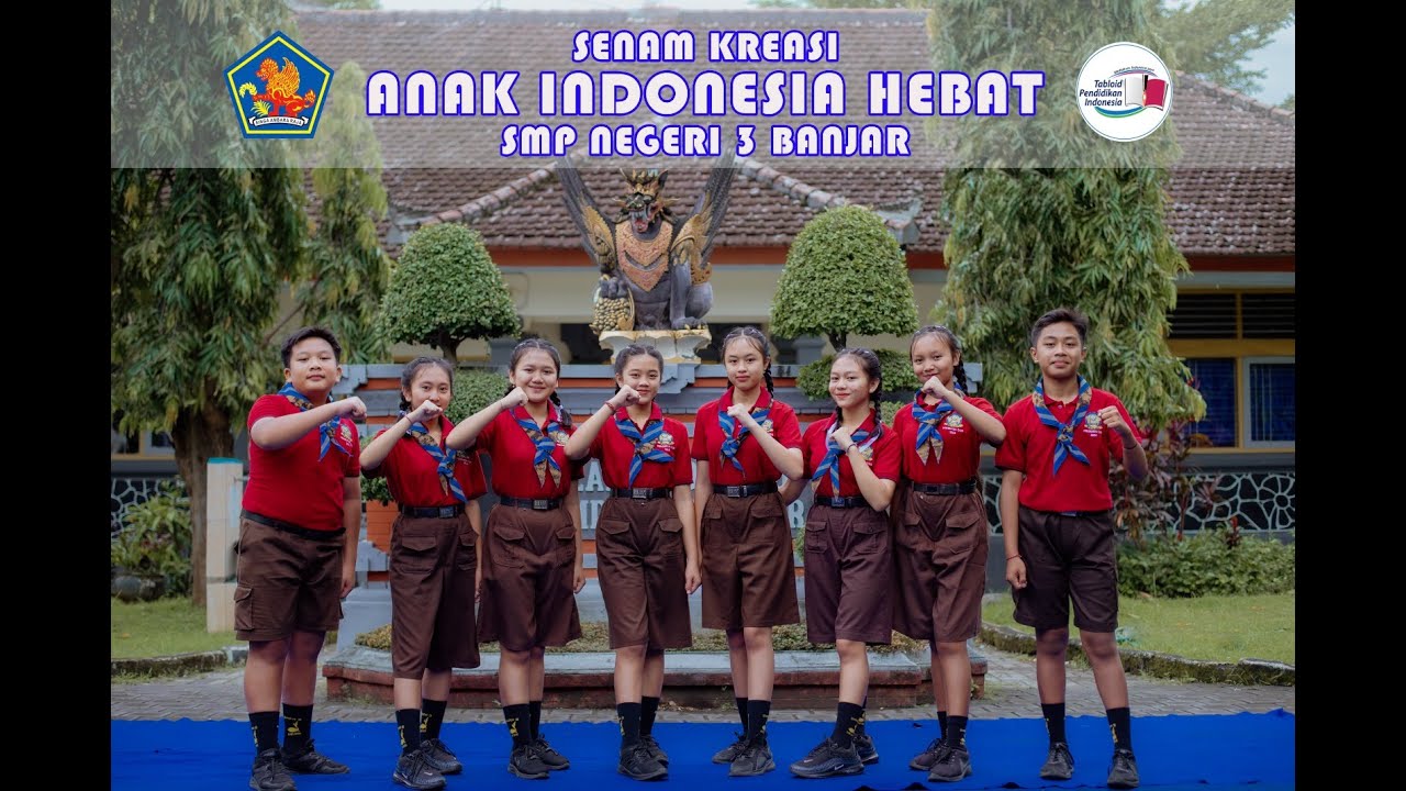 SMPN 3 BANJAR : PEMILIHAN SENAM KREASI FAVORIT ANAK INDONESIA HEBAT