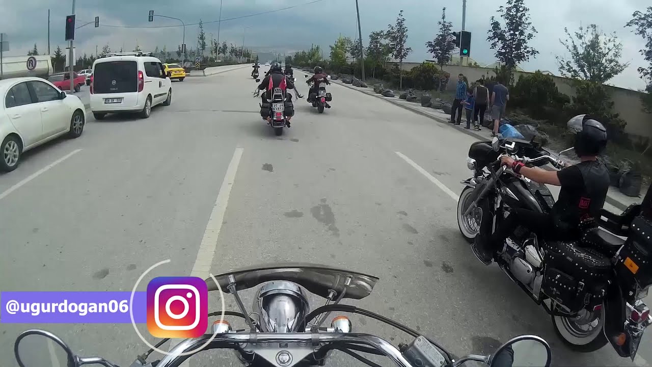 Chopper grup sürüşüne katıldım ilk defa | Uzun Yol | Egzos Sesi | Motovlog #3