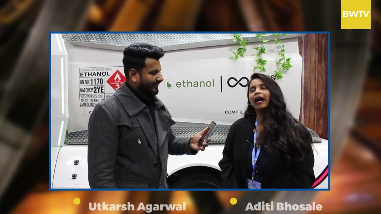 Aditi Bhosale, Founder of Repos Energy India showcases fuel distribution technology working Mobile