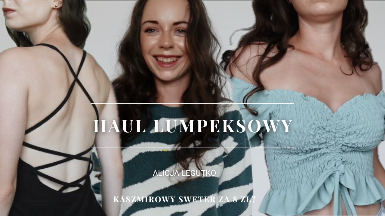 Haul lumpeksowy #2 | Kaszmirowy sweter za 8 zł? SZOK