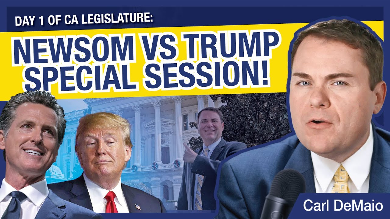 Newsom vs Trump Special Session!