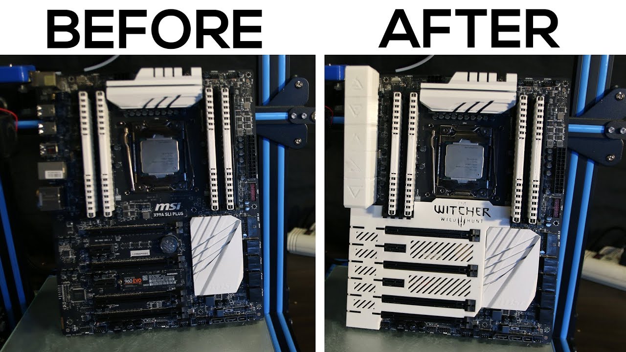 Ultimate 3D Printed Mobo Shroud - How did I do it? (for MSI X99A SLI Plus)