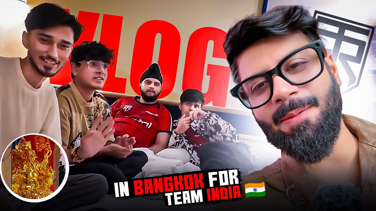 Чарча с нашей индийской командой TR в Бангкоке. Видеоблог 🇮🇳 #bgmi