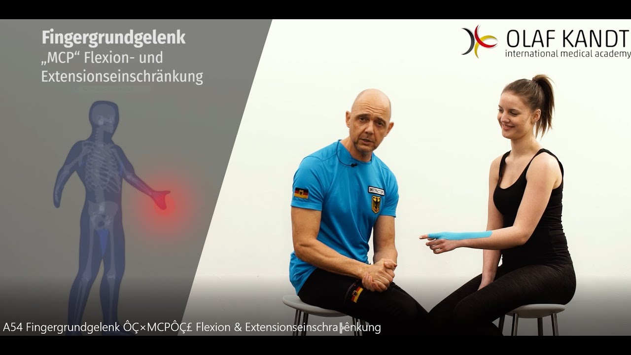 Fingergrundgelenk "MCP" Flexion- & Extensionseinschränkung
