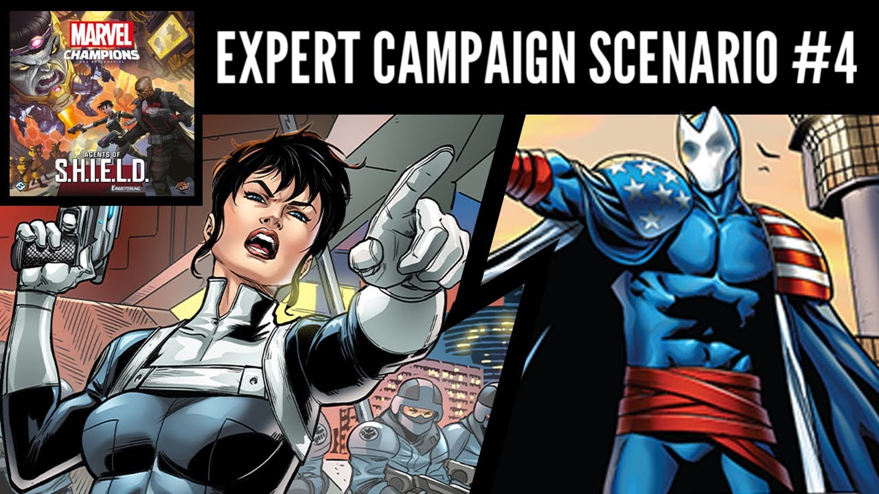 AGENTS OF SHIELD Expert Campaign Scenario 4 MARIA HILL vs THUNDERBOLTS | Marvel Champions Gameplay