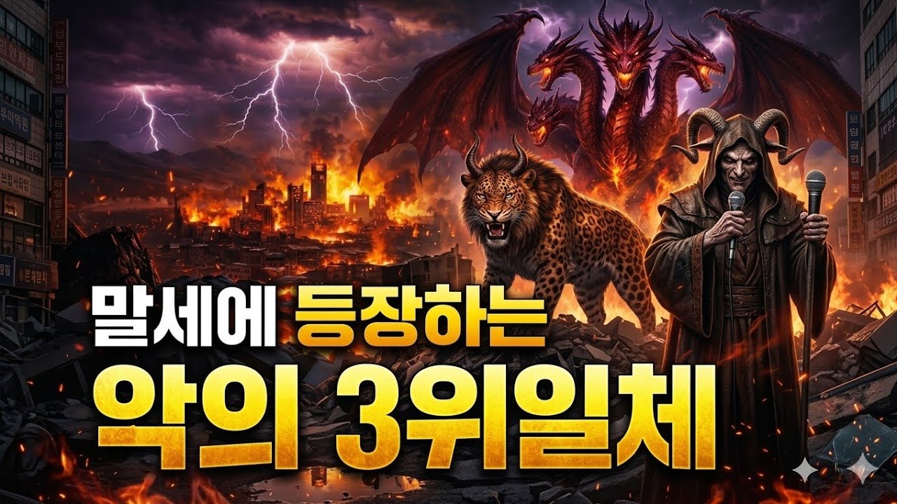 세상을 다스릴 '악마의 거짓 3위일체' (용, 짐승, 거짓 선지자)