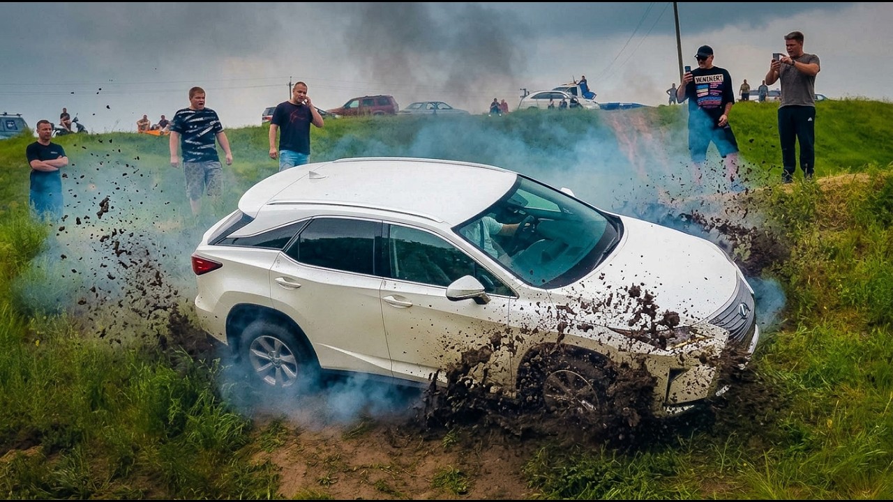 Риэлтор УБИВАЕТ свой LEXUS ради ЛАЙКОВ. МАССОВЫЙ УБОЙ МАШИН!