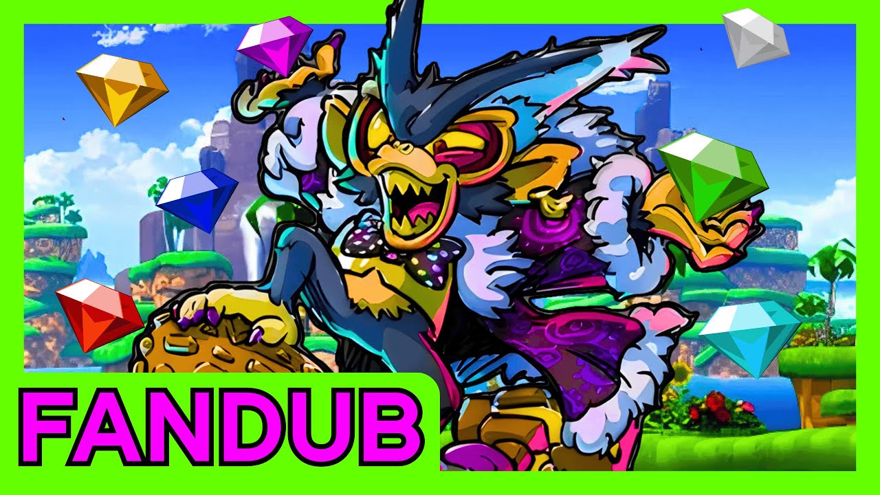 I Dubbed The EMERALD RUSH DLC in DONKEY KONG BANANZA