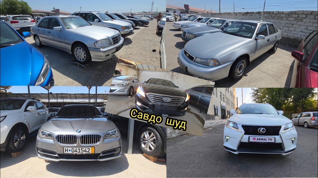 Мошинбозори Хуҷанд Lexus RX Mercedes c180 Opel zafira Hyundai avantr Toyota avensls BMW F10 Nexia 