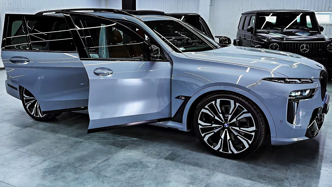 BMW X7 M60i (2024) &mdash; очень скоростной роскошный большой семейный внедорожник!