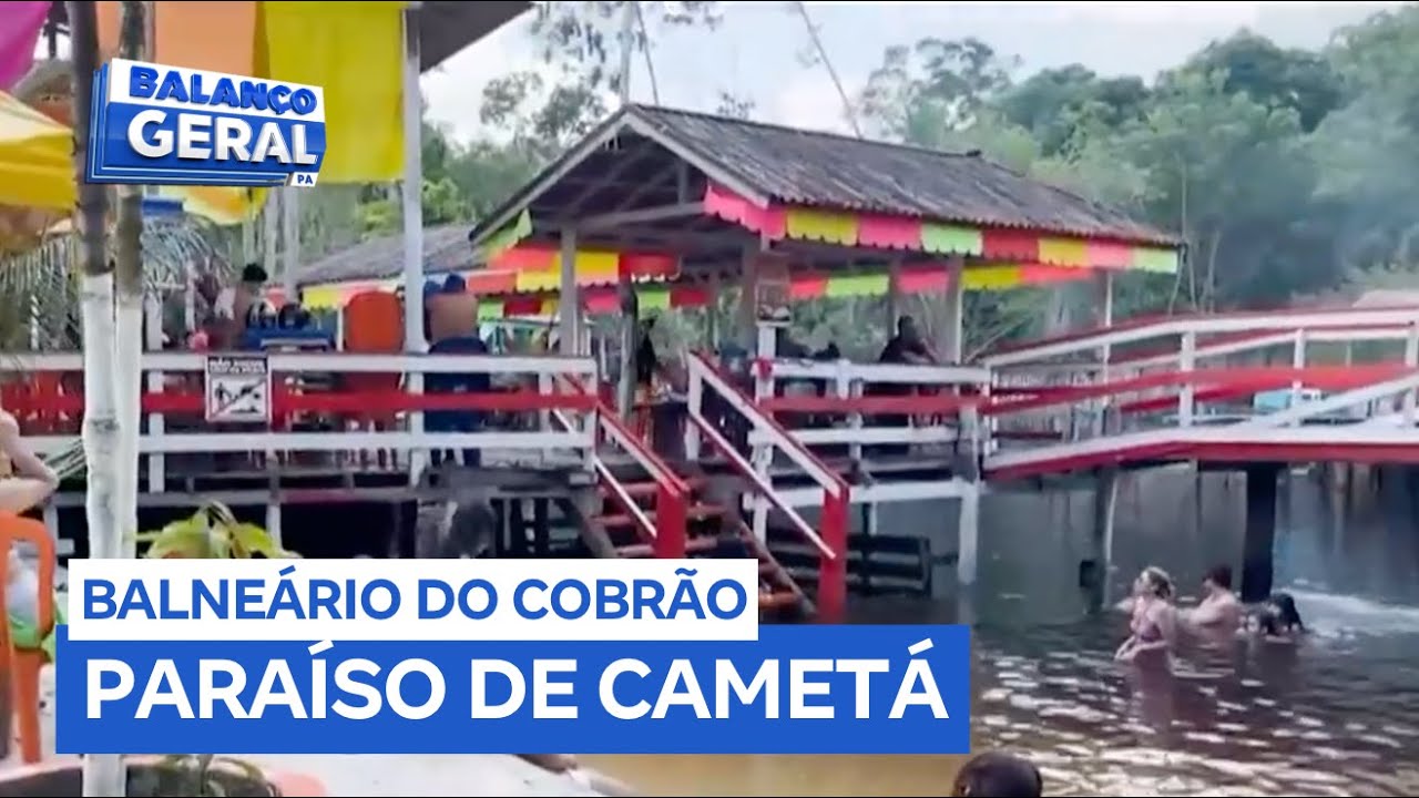 Balneário do Cobrão atrai turistas em busca do paraíso de Cametá
