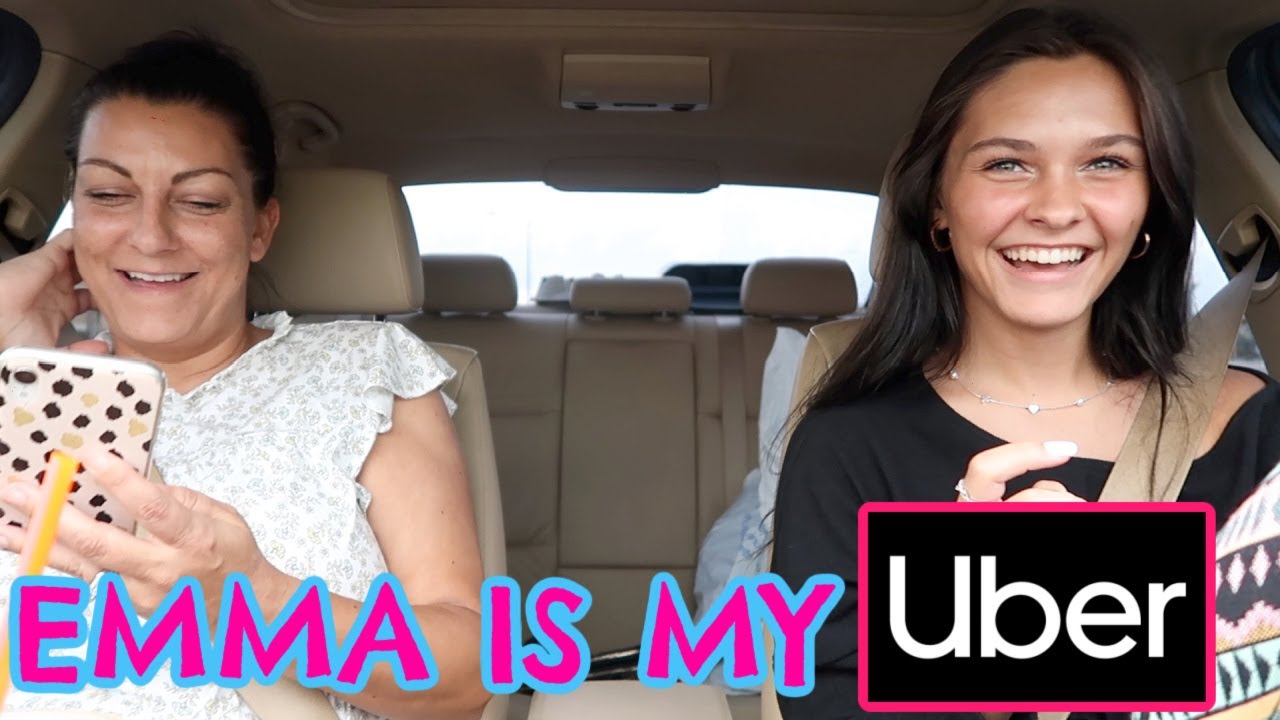 LETTING EMMA BE MY UBER! DRIVE WITH ME LIKE I HAVE MY LICENSE! EMMA AND ELLIE
