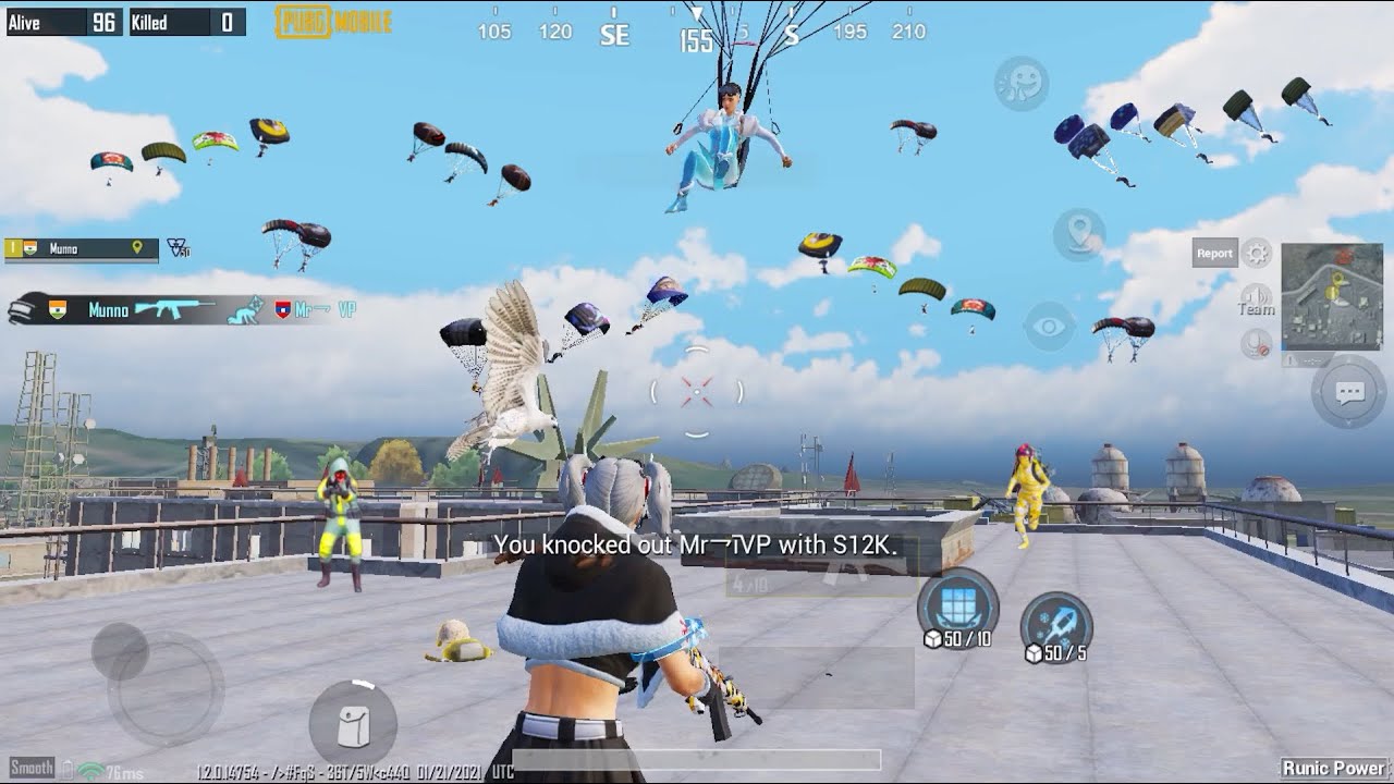 Insane Landing in MILITARY BASE🔥 iPhone 8 Plus PUBG MUNNO Pubg Mobile