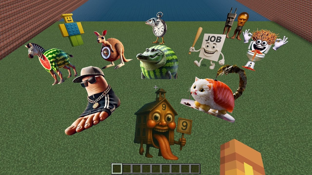 NEW Cursed Brainrot Nextbots Part 3 MOD in Minecraft PE