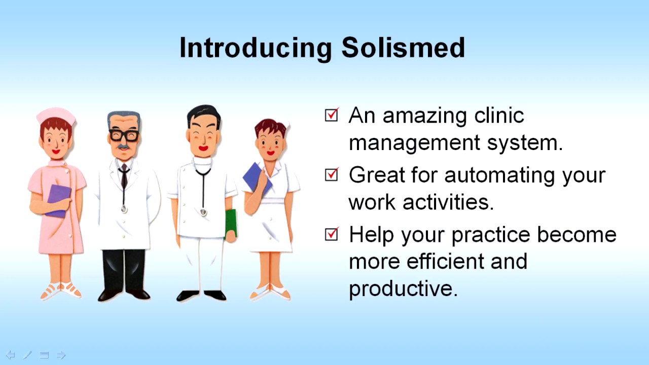 Solismed Clinic Management System (Free EHR/EMR/PM)